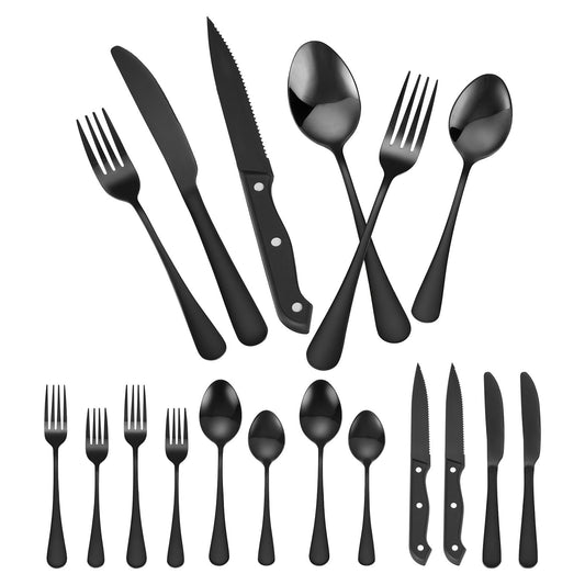 48-Piece Silverware Set Stainless Steel Cutlery Flatware Utensil Kitchen For 8